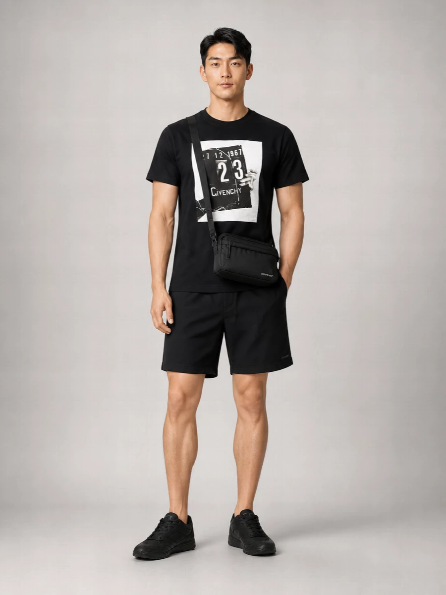 Givenchy Cotton Maxi Print Short-Sleeve T-Shirt
