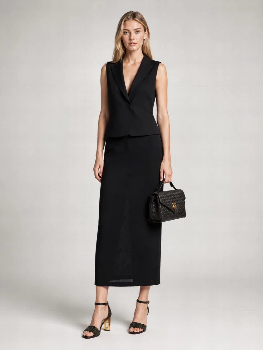 Fendi Wool Single-Breasted Vest
