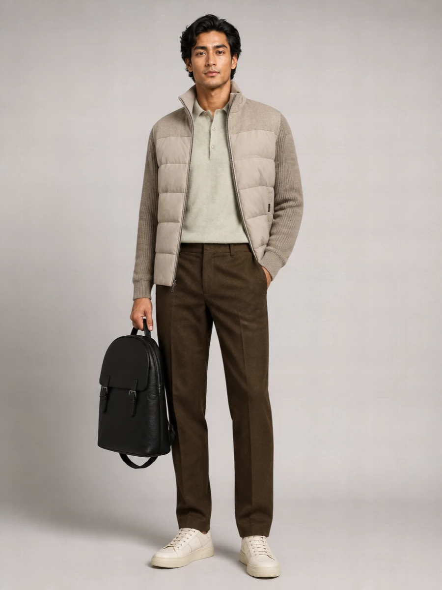 Giorgio Armani Leather Low-Top Sneakers
