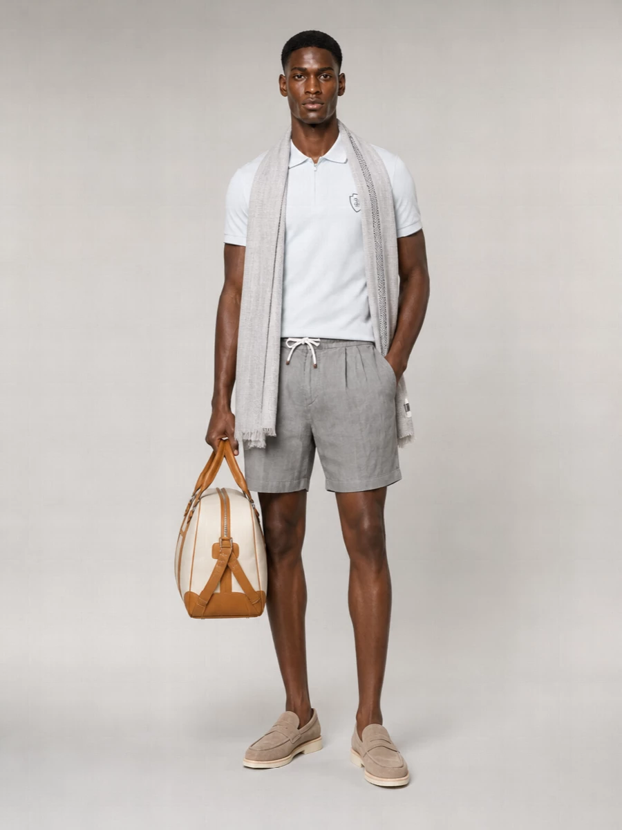 Brunello Cucinelli Leather Travel Bag