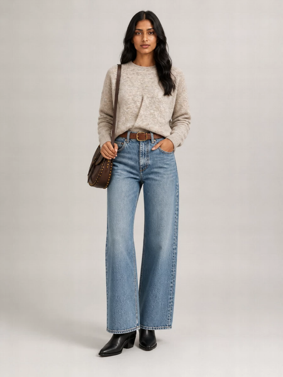 Isabel Marant denim oriane straight-leg jeans
