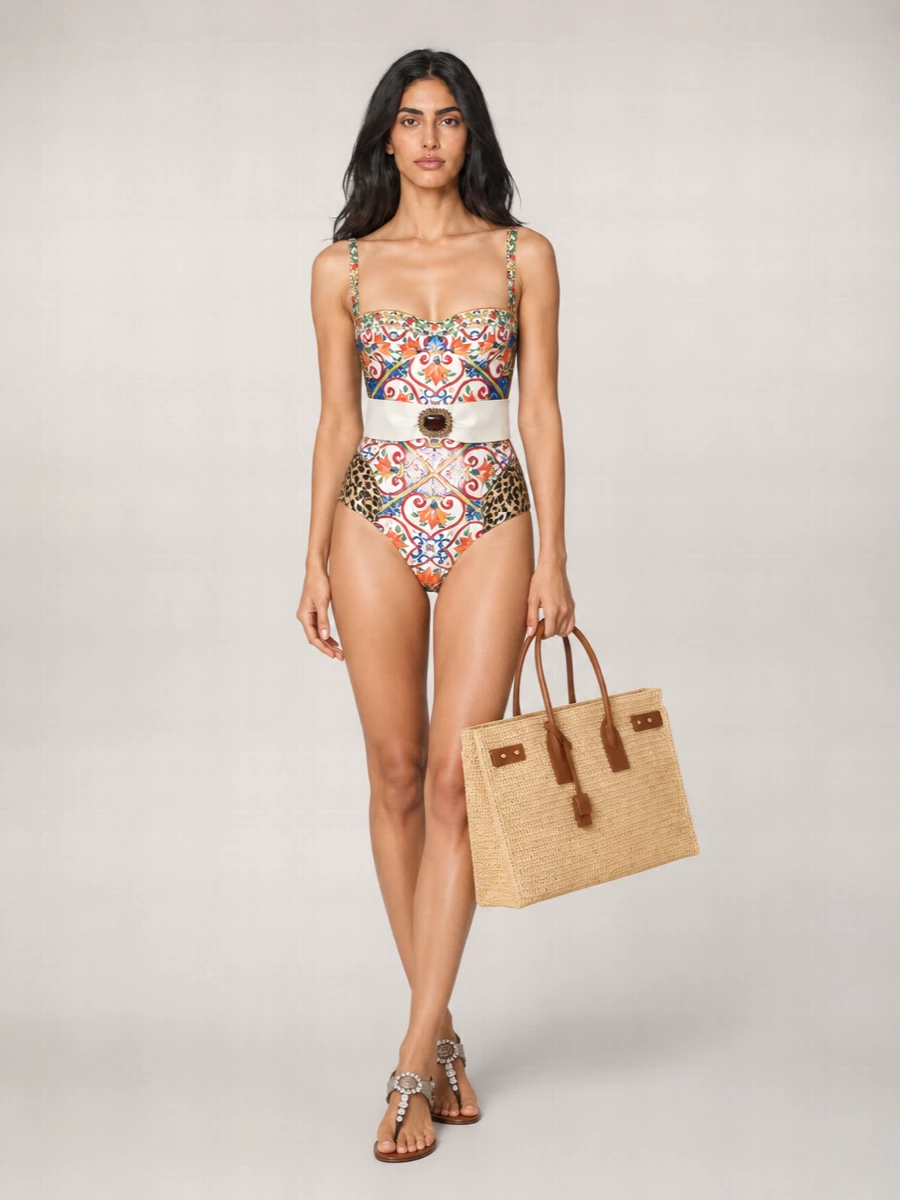 Dolce&Gabbana Sequin-Embellished Balconette Bikini Top