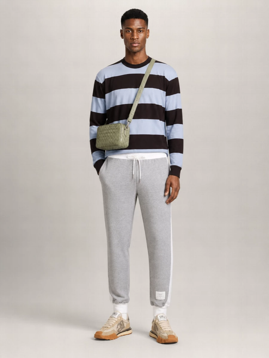 Bottega Veneta Leather Small Braided Crossbody Bag