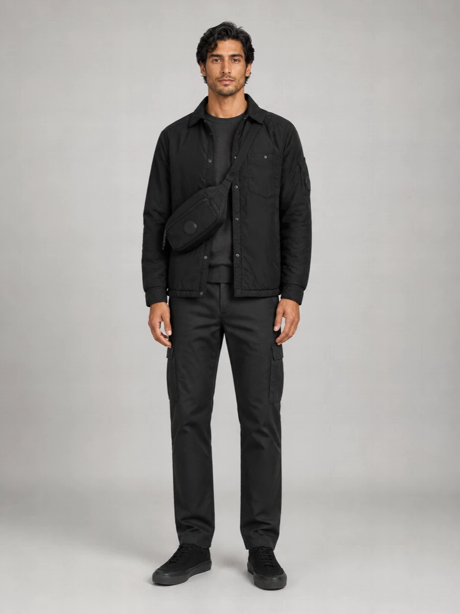 C.p. Company Padded Button Overshirt
