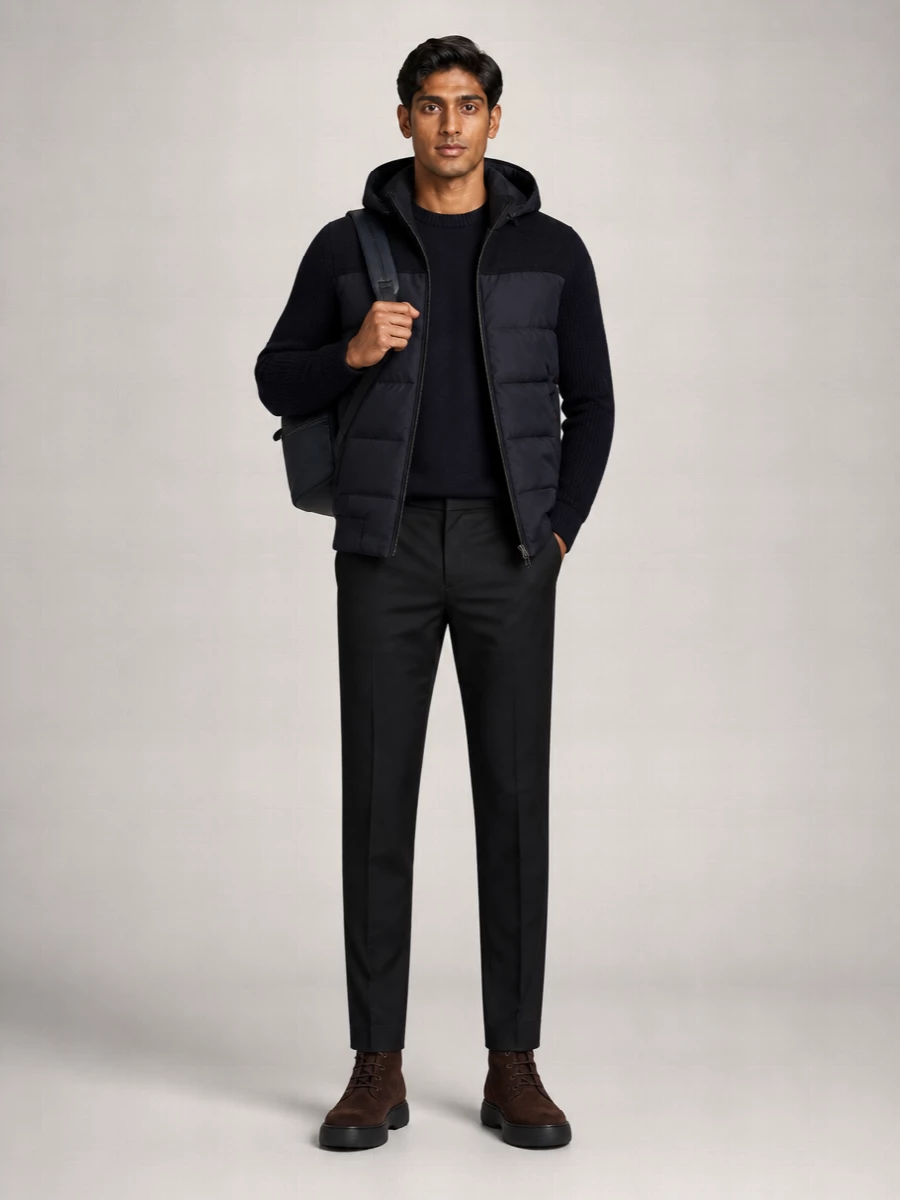 Moorer Wool Cashmere Down Jacket