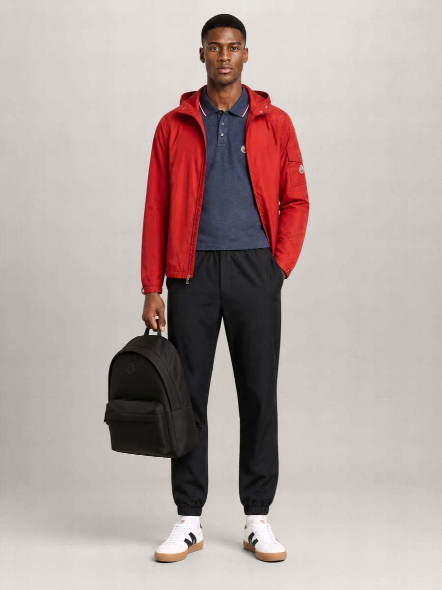 Moncler Hooded Nylon Jacket