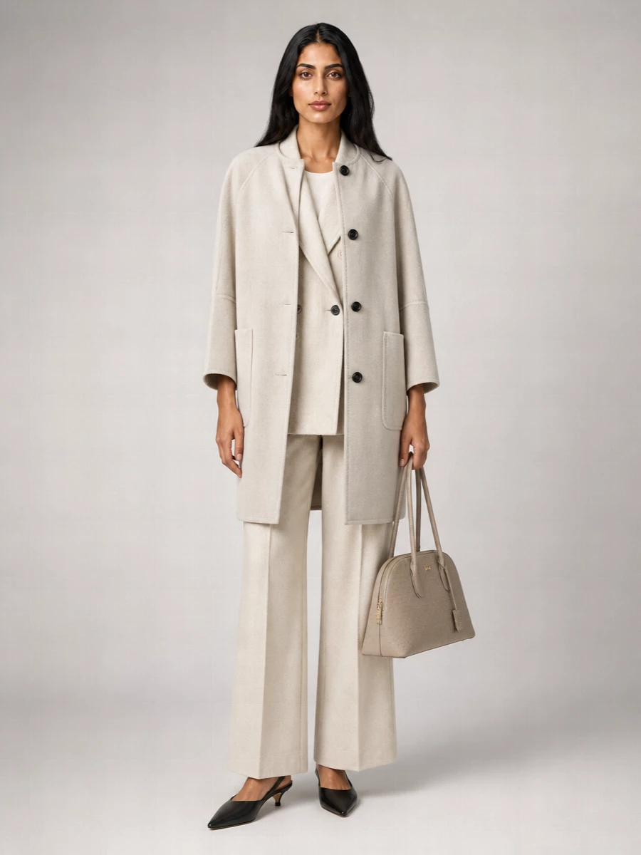 Max Mara Cashmere Single-Breasted Coat