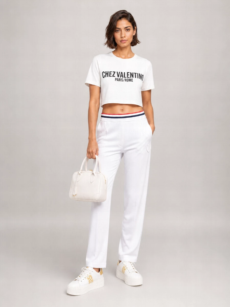Versace Nylon Low-Top Sneakers