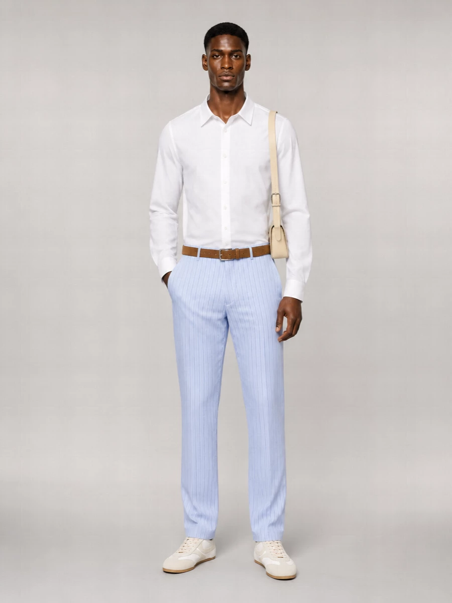Dries Van Noten Embroidered Cotton Poplin Pyjama Trousers