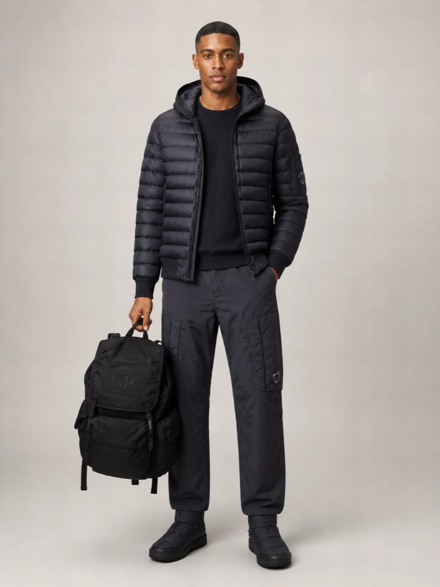 C.p. Company Down Hooded Puffer Jacket