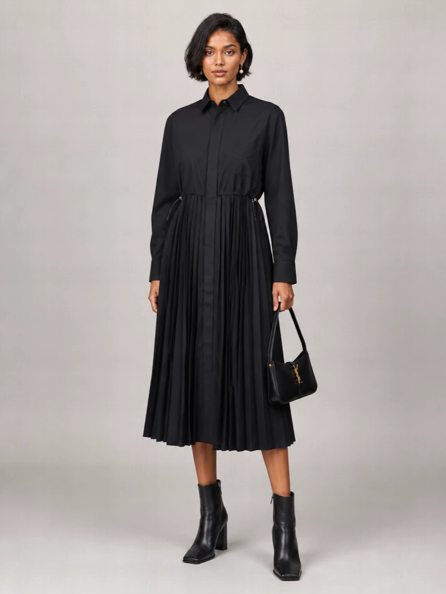 Sacai Knee-Length Midi Dress