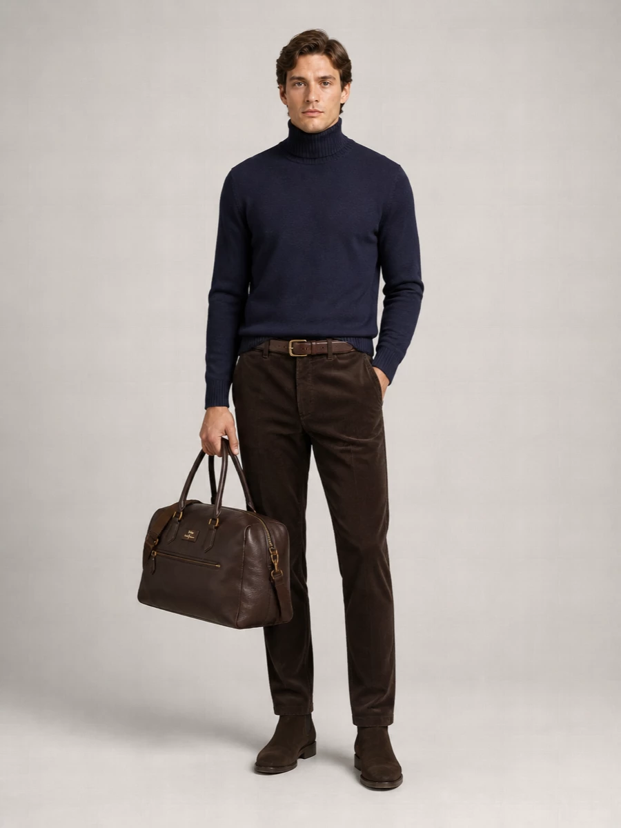 Dondup Ribbed Low-Rise Slim-Fit Chinos