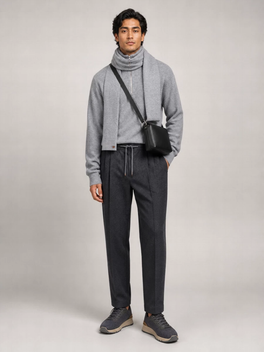 Loewe Leather Medium Bucket Crossbody Bag