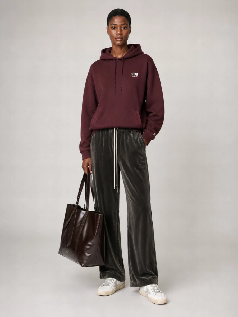 Golden Goose Cotton Oversized Hoodie Sweatshirt
