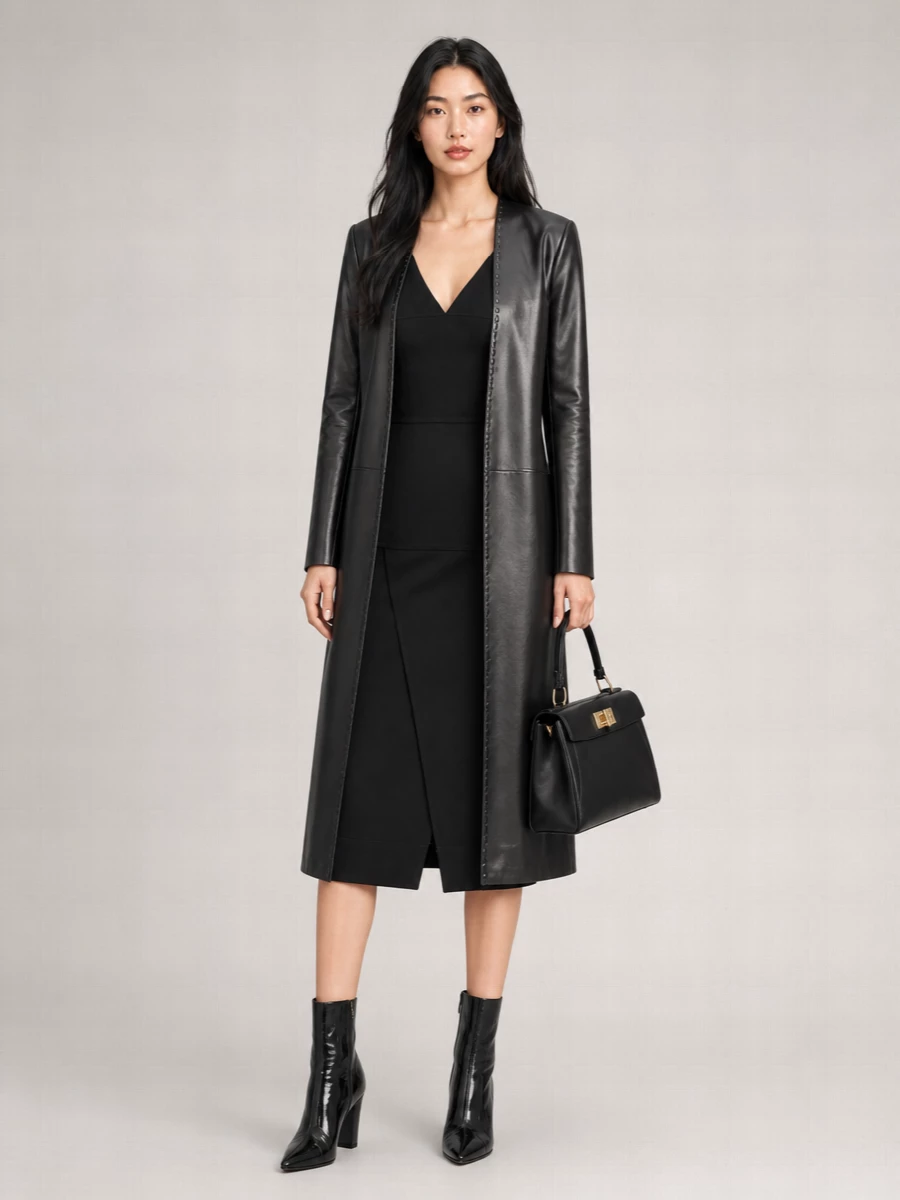 Fendi Leather Coat