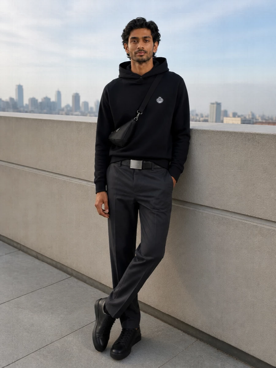 Bally hoodie burberry track pants balmain sneakers