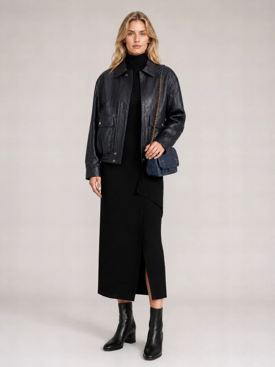 Dunst Leather Coat