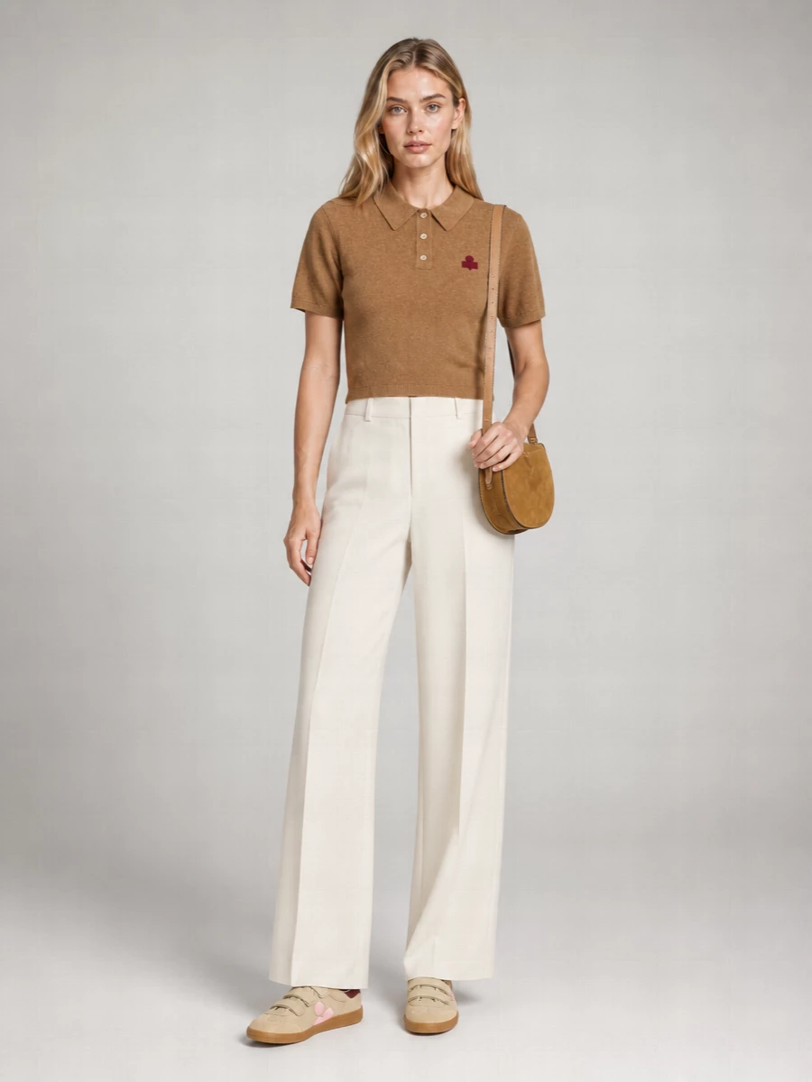 Isabel Marant Etoile Slim-Fit Althea Polo Shirt