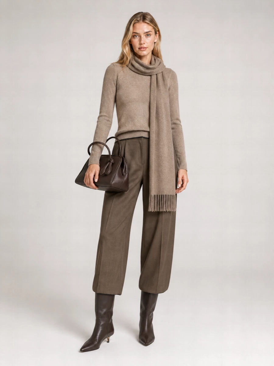 Jacquemus cashmere relaxed-fit ribbed crewneck jumper