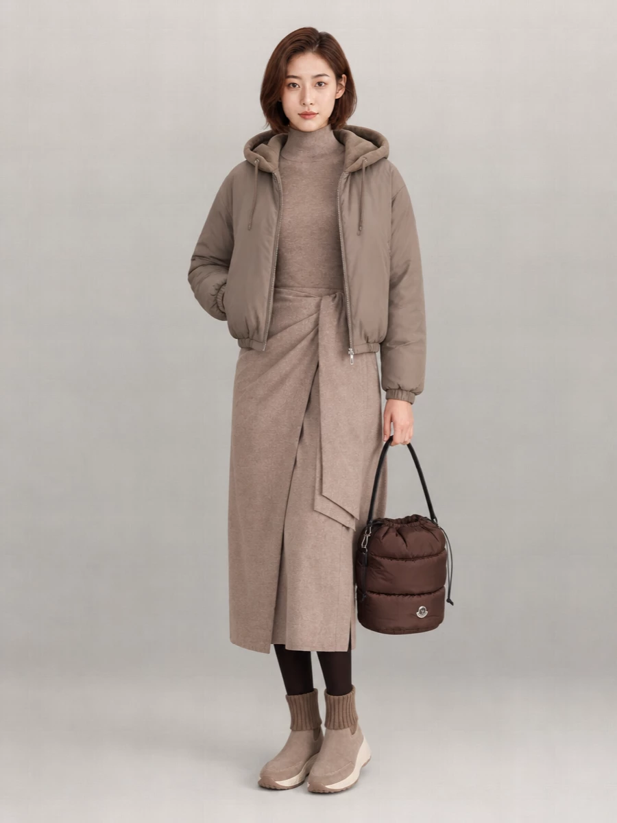 Moose Knuckles Reversible Faux Fur Hooded Coat