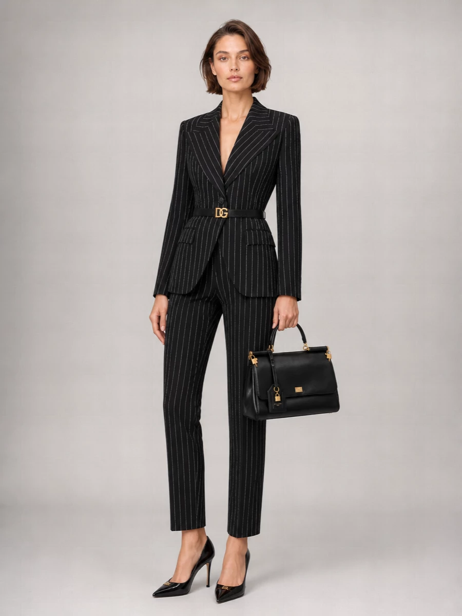 Dolce&Gabbana embroidered wool blazer