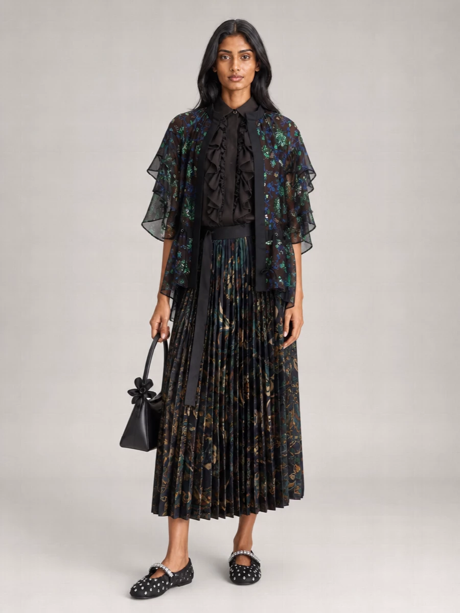 Sacai floral-print jacket