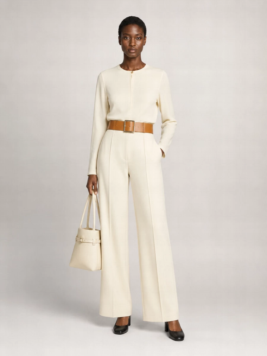 Max Mara Wide-Leg Flared Trousers