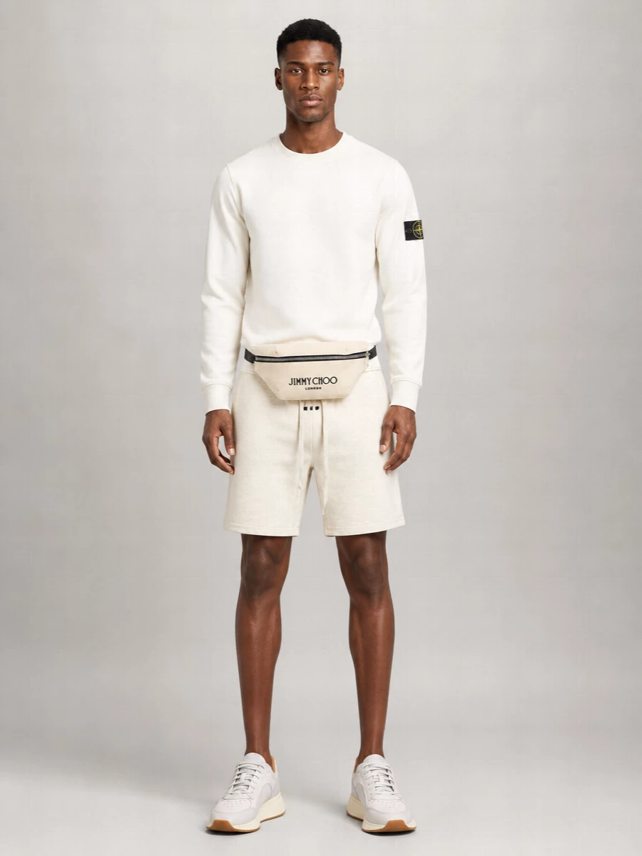 Stone Island Organic Cotton Crewneck Sweatshirt