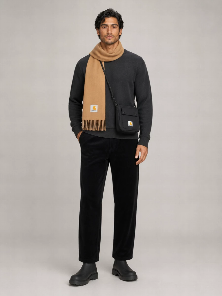 Carhartt Wip Cotton Corduroy Straight-Leg Trousers