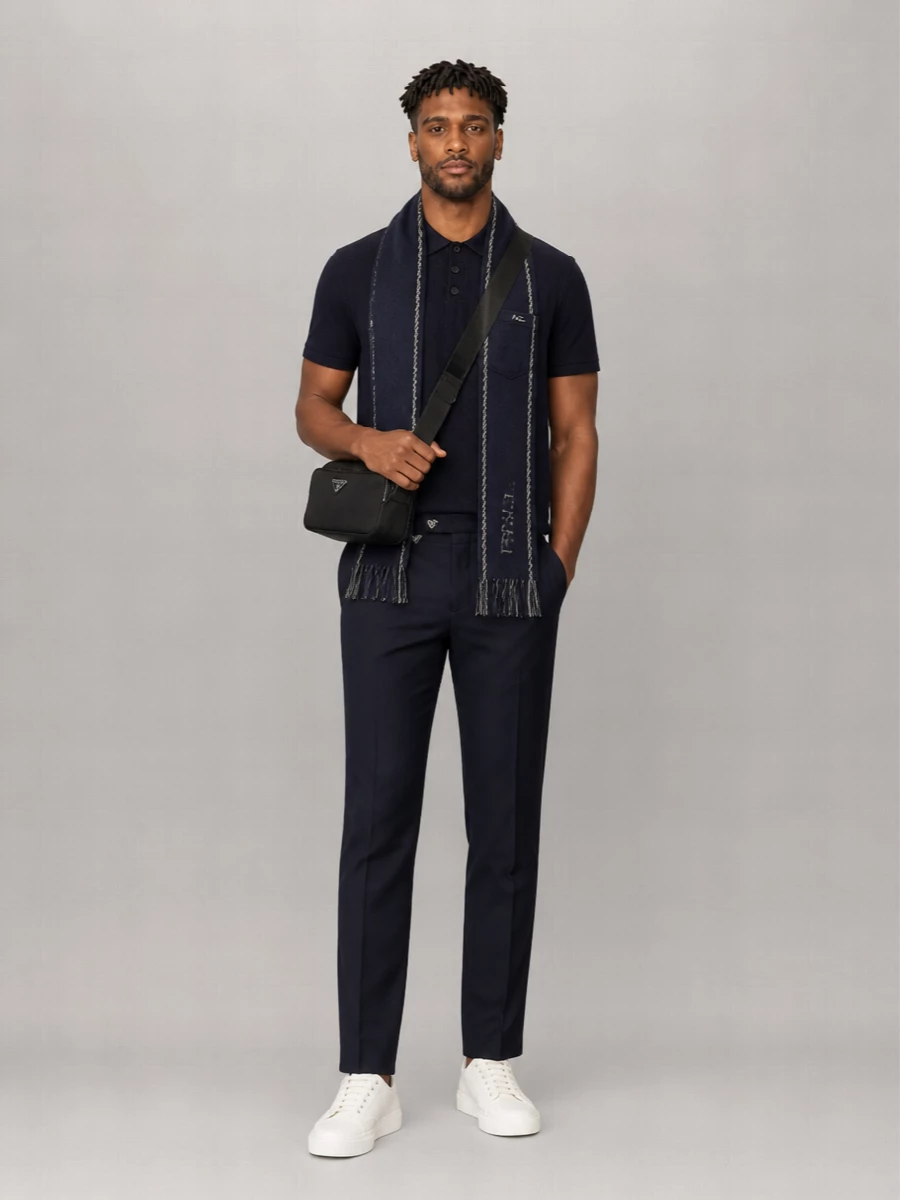 A.p.c. Virgin Wool Short-Sleeve Polo Shirt