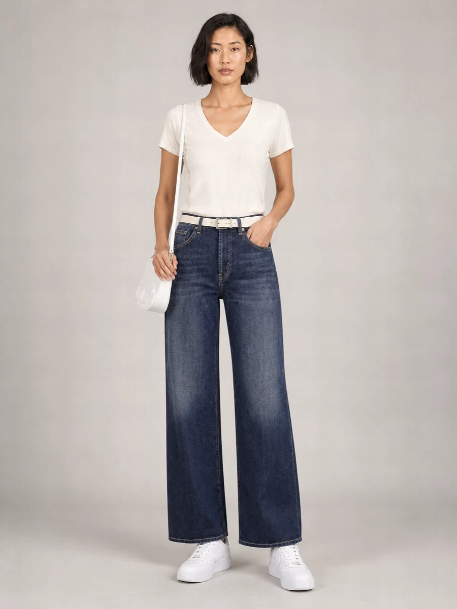 Dondup Denim Wide-Leg Jeans