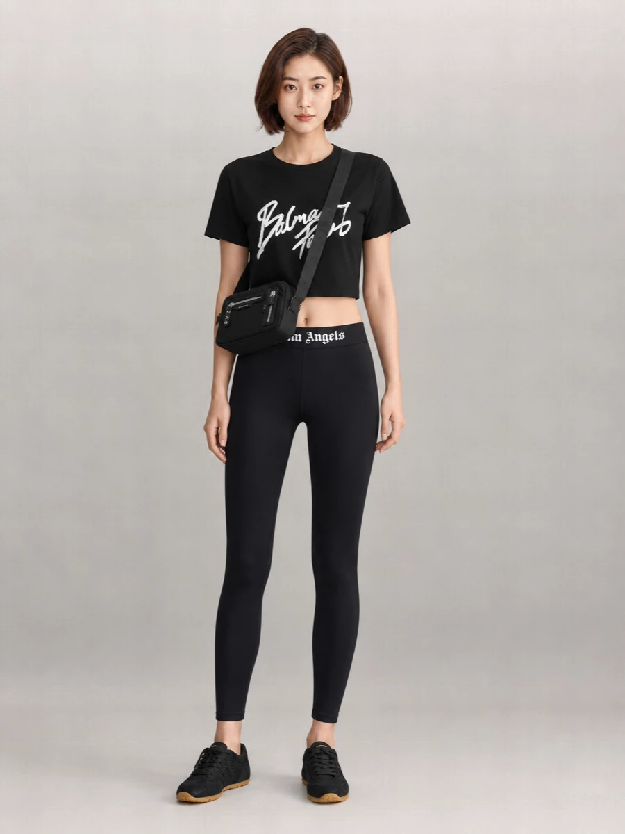 Balmain Calfskin Leather Low-Top Sneakers
