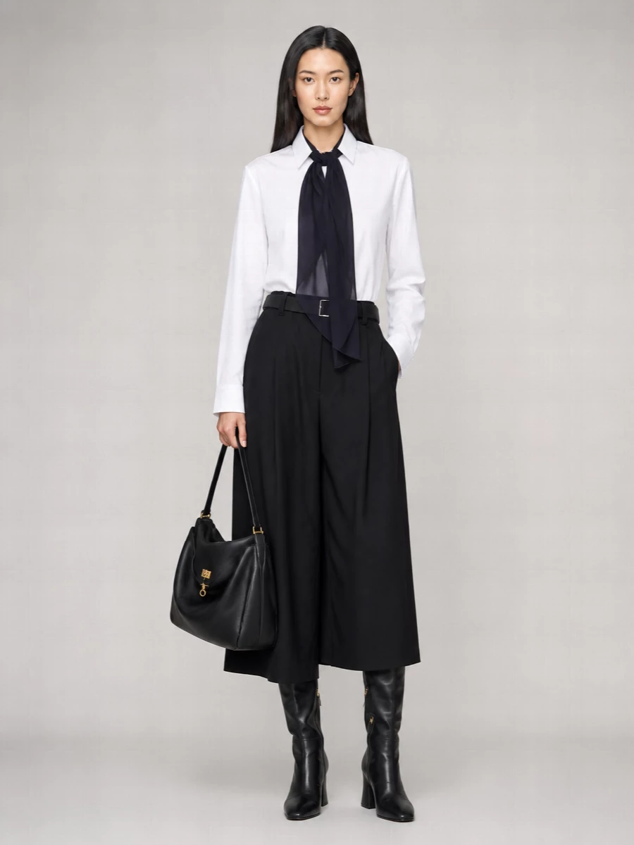 Sacai Poplin Scarf Shirt