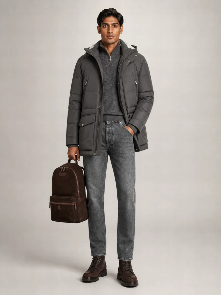 Brunello Cucinelli Down Quilted Parka
