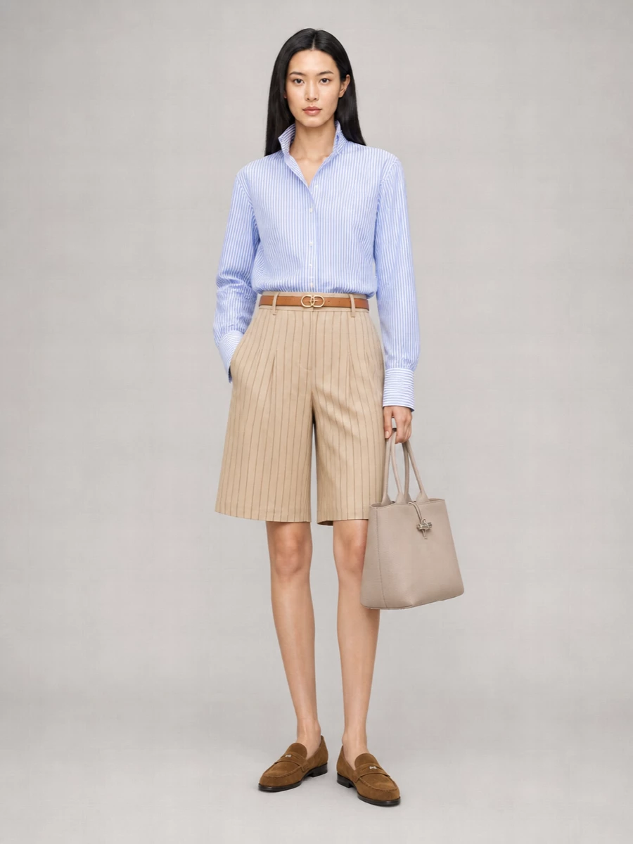 Le Sully Studio Embroidered Bermuda Shorts