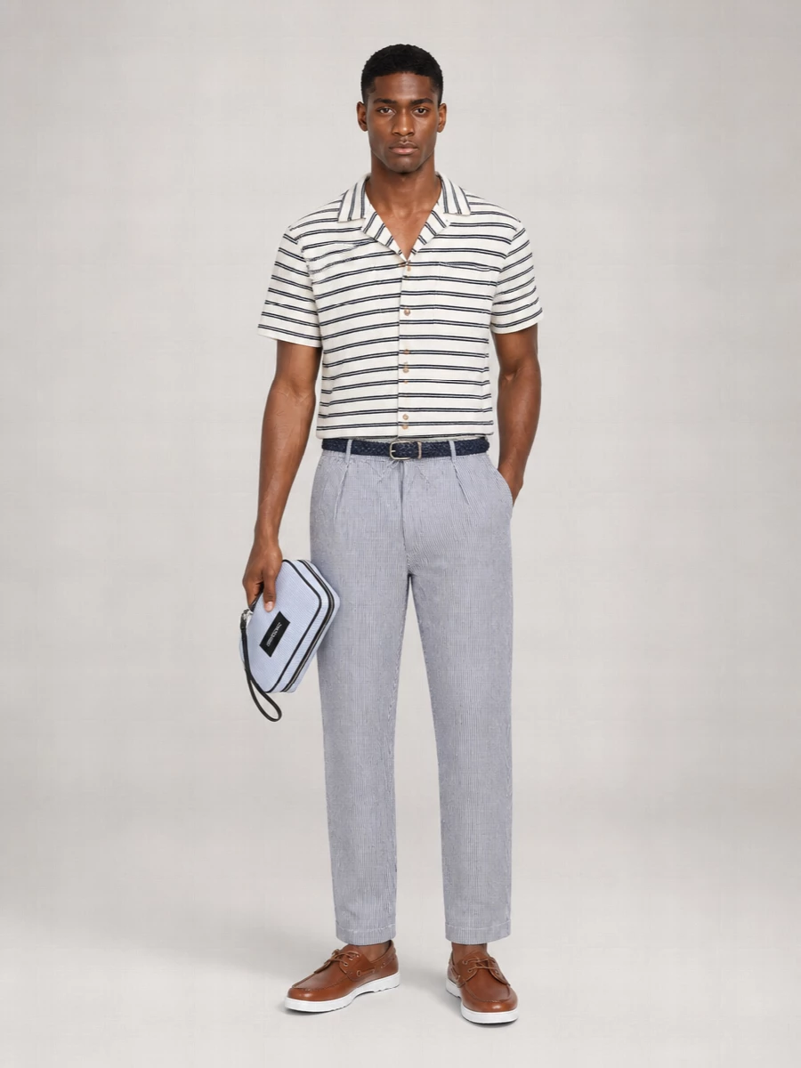 Ralph Lauren Linen Straight-Leg Trousers
