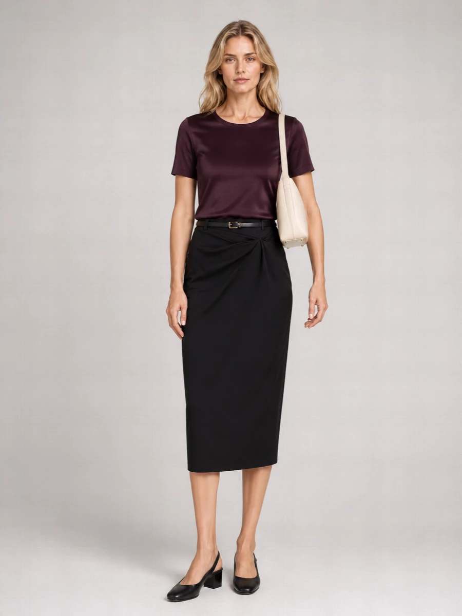 Weekend Max Mara Satin Jersey T-Shirt