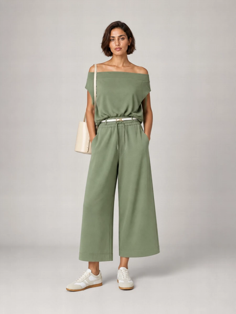 Dries Van Noten Cotton Wide-Leg Trousers