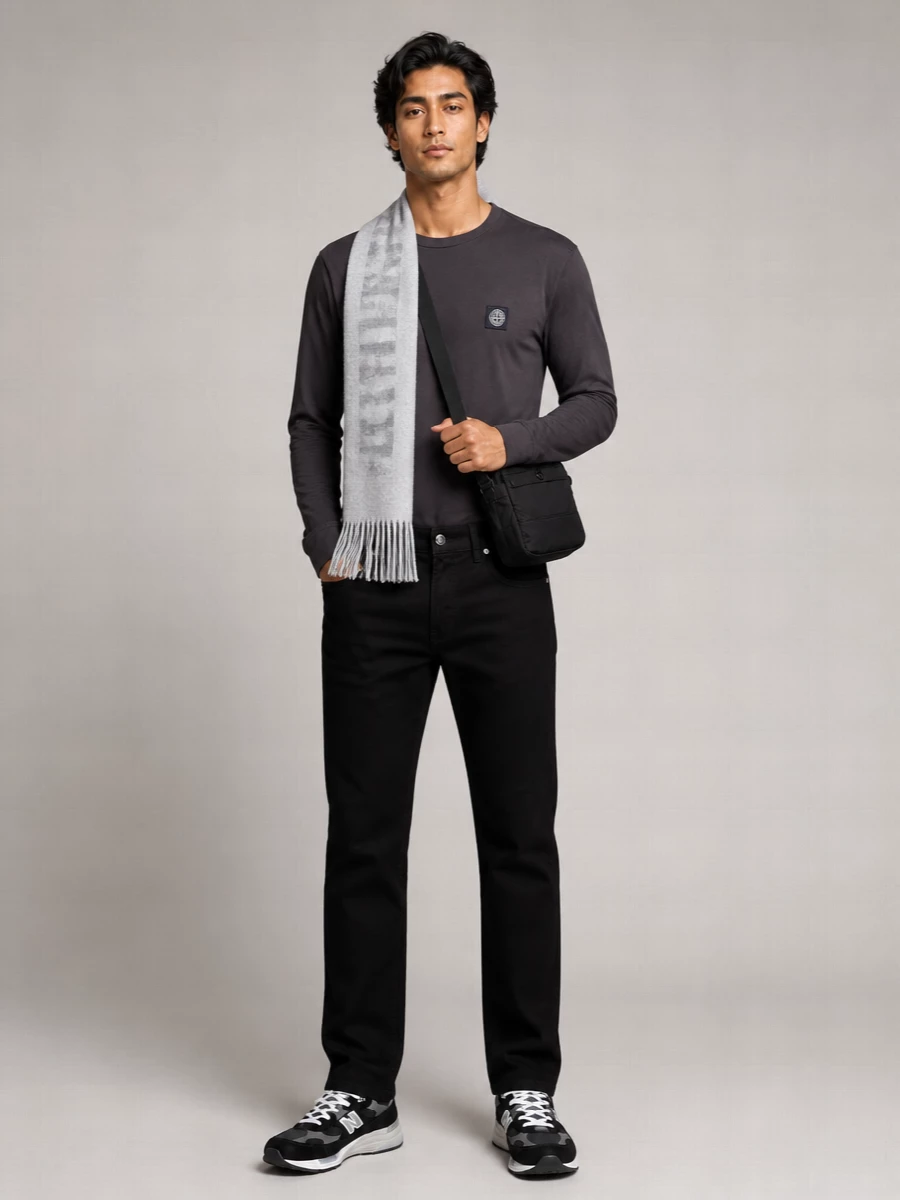 Stone Island Cotton Long-Sleeve T-Shirt