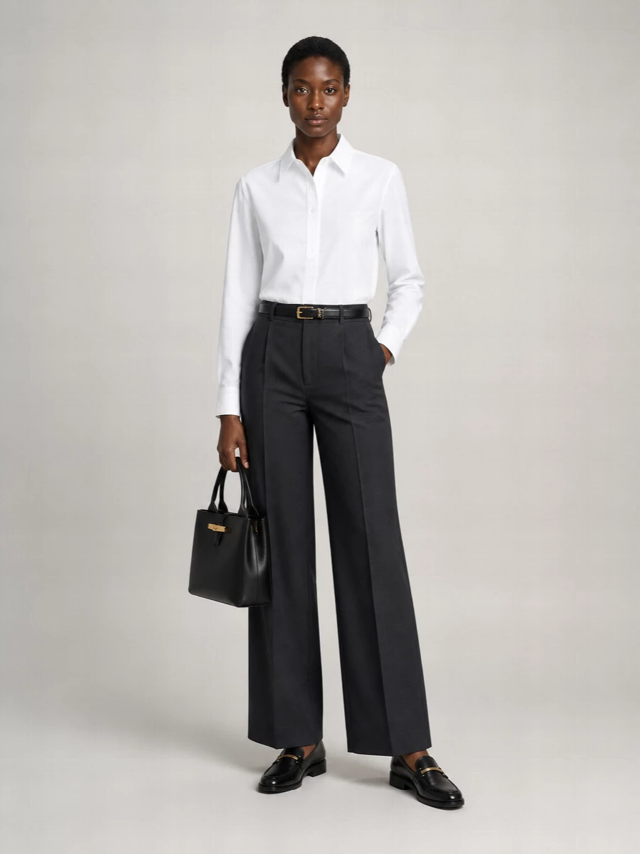 Loulou Studio Cotton Oversized Polo Shirt