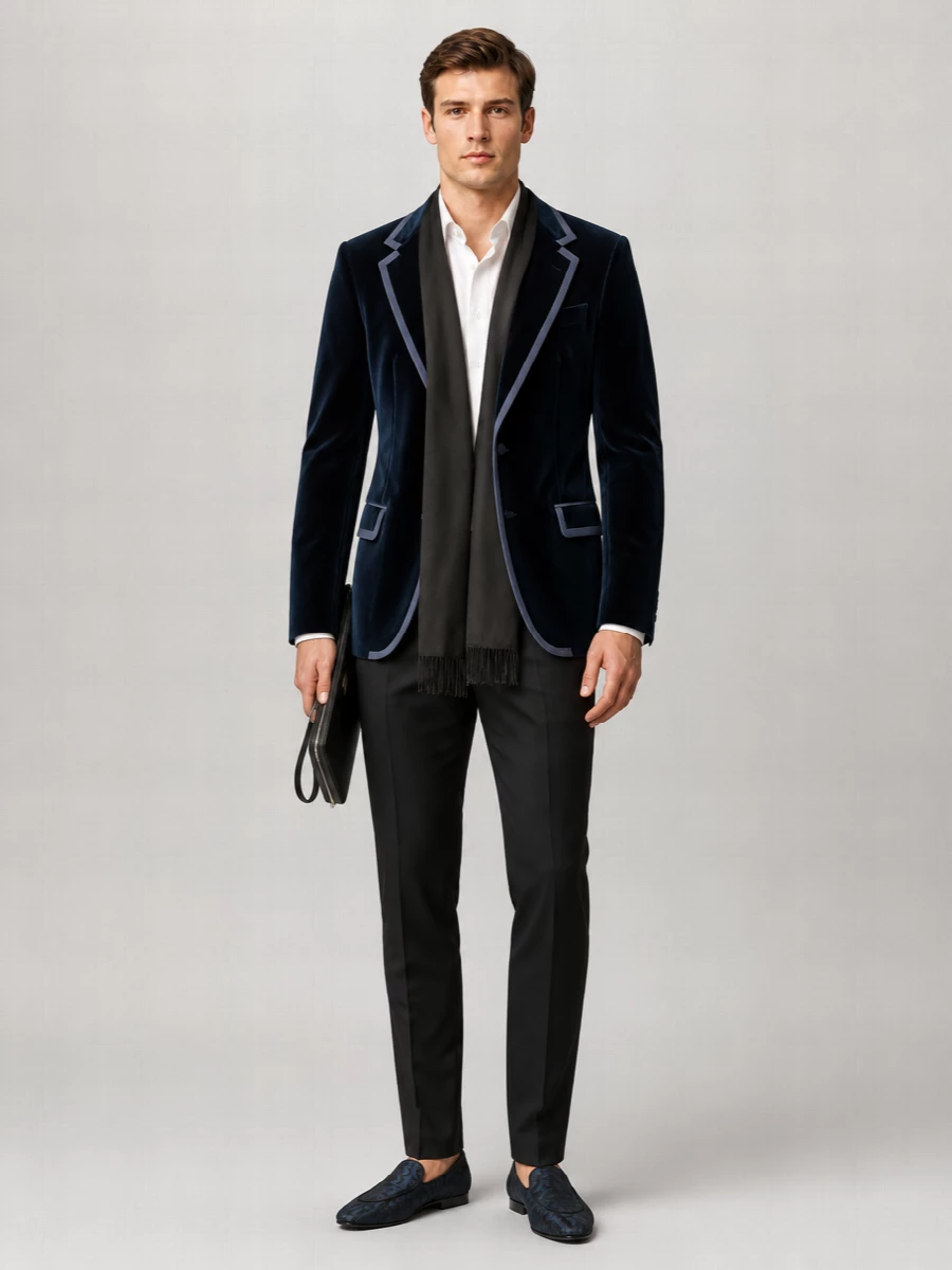 Dolce&Gabbana Silk Tuxedo Blazer