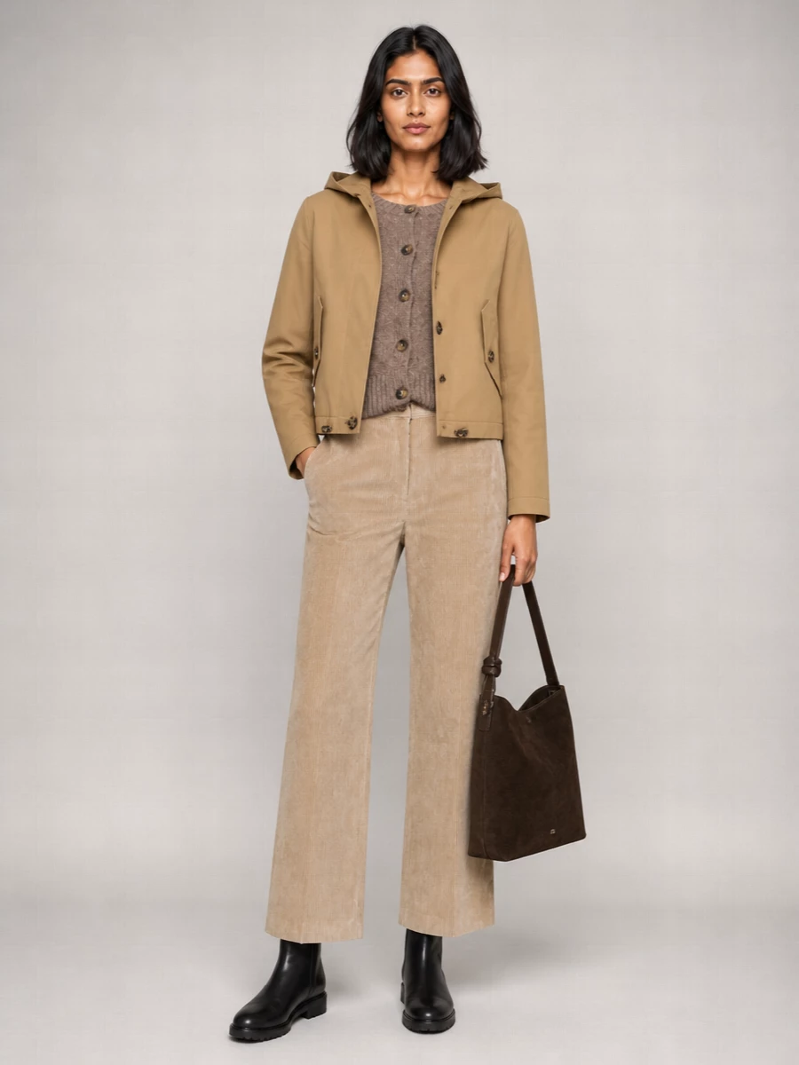 Anya Hindmarch Na Suede Leather Shoulder Bag