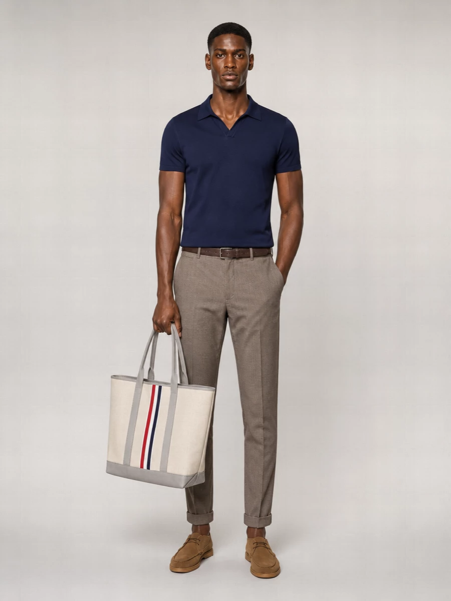 Dondup Prince-Of-Wales Checked Chinos