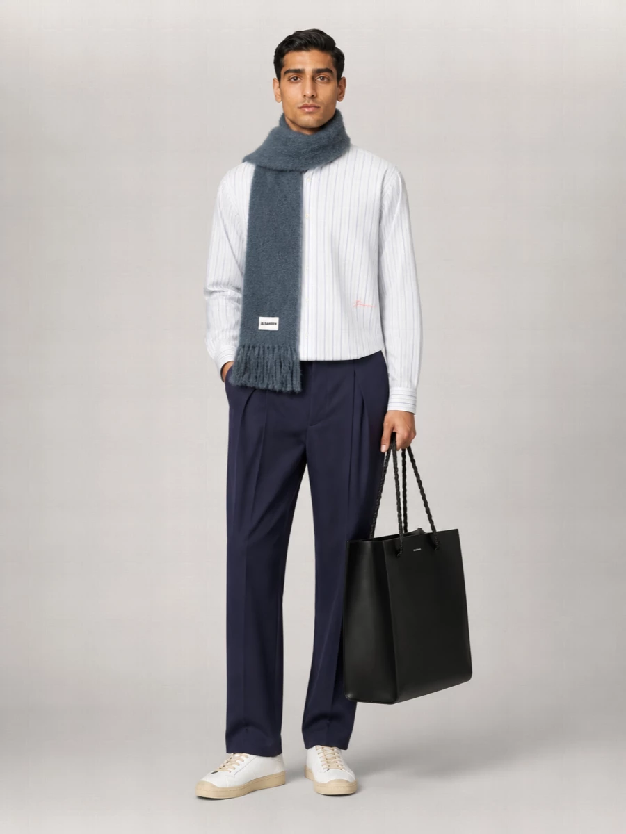 Jil Sander Leather Tote Bag