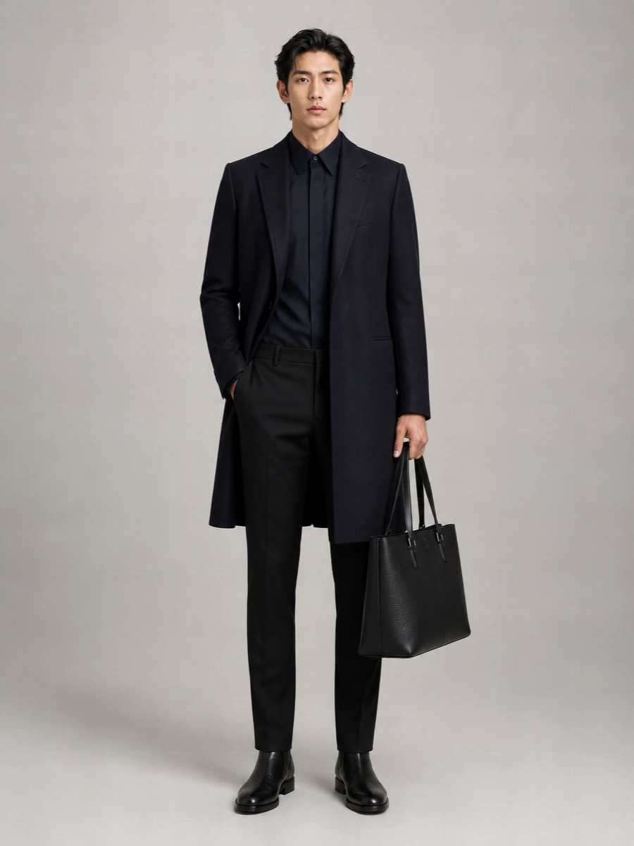 Alexander Mcqueen Single Breasted Coat