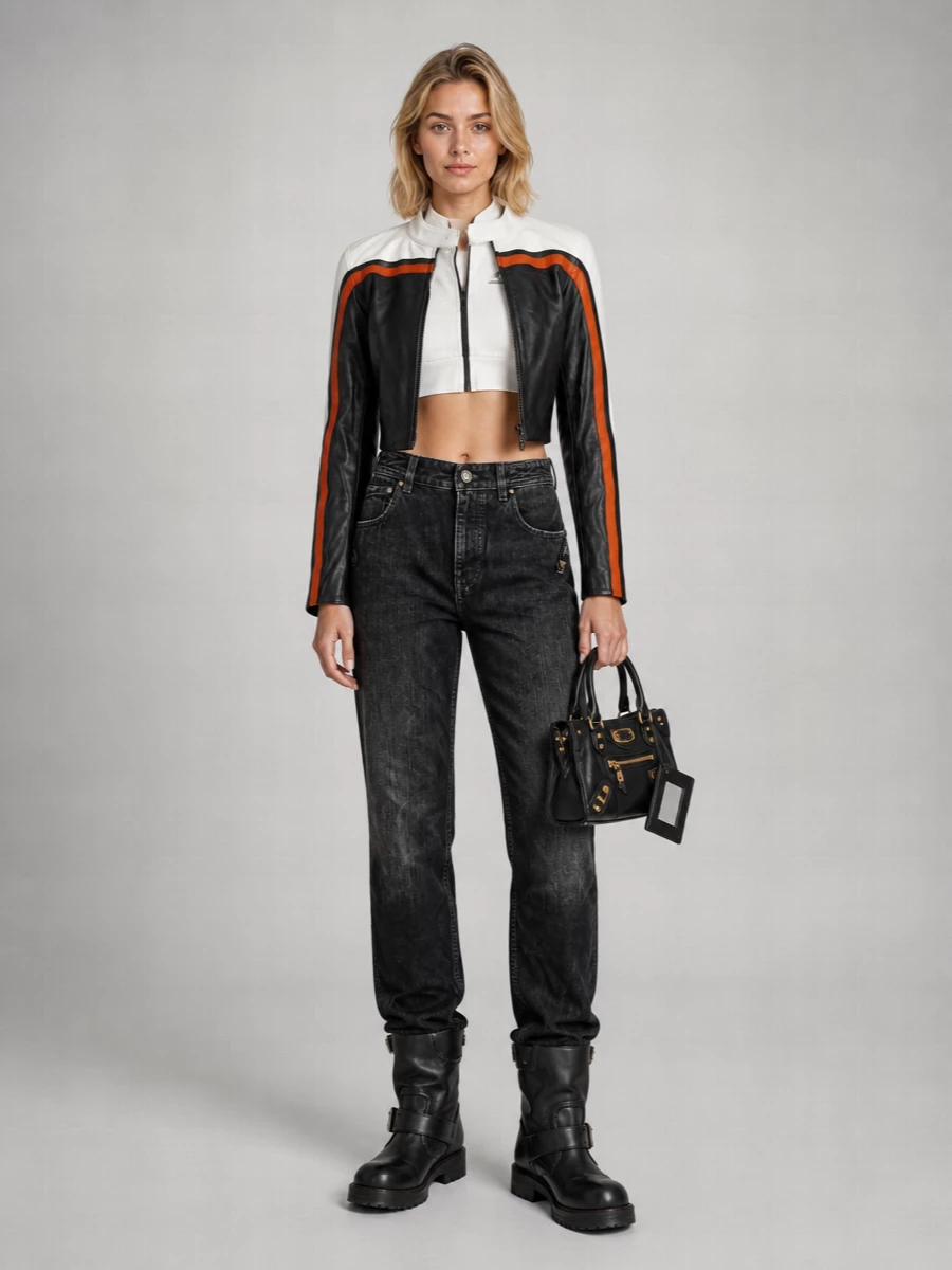 Balenciaga Leather Coat