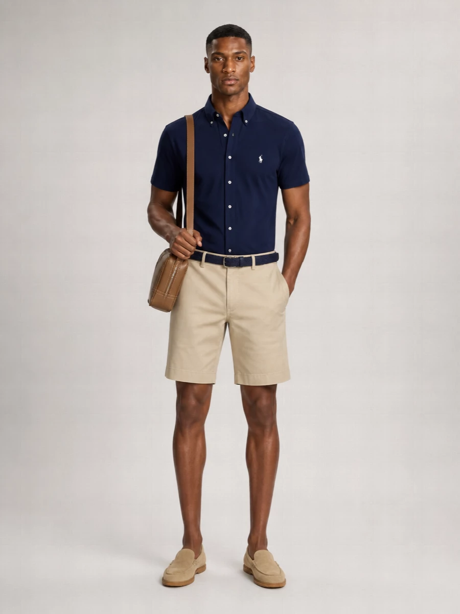 Polo Ralph Lauren Stretch Cotton Straight-Leg Chino Shorts
