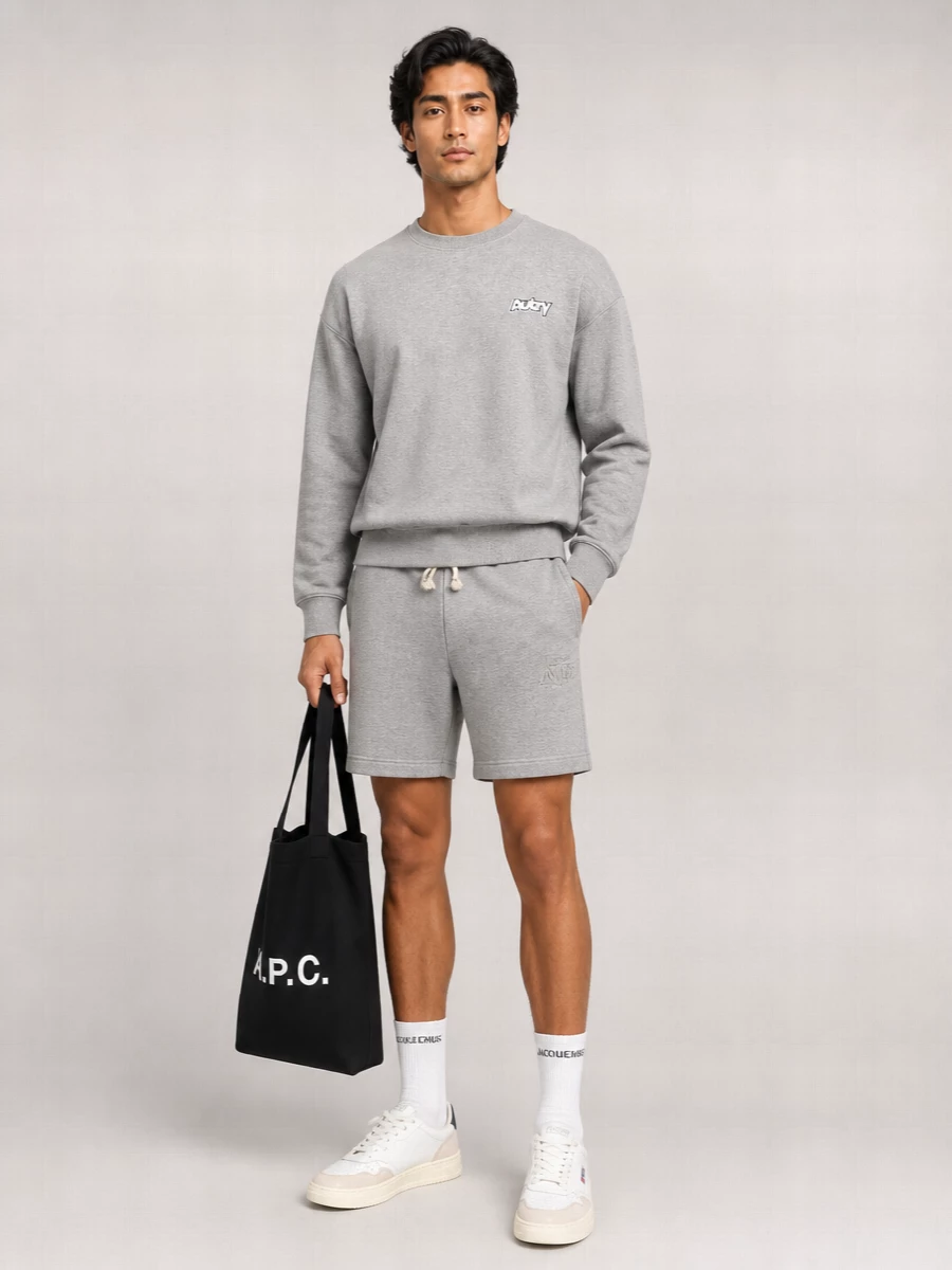 A.p.c. Cotton Logo Print Tote Bag