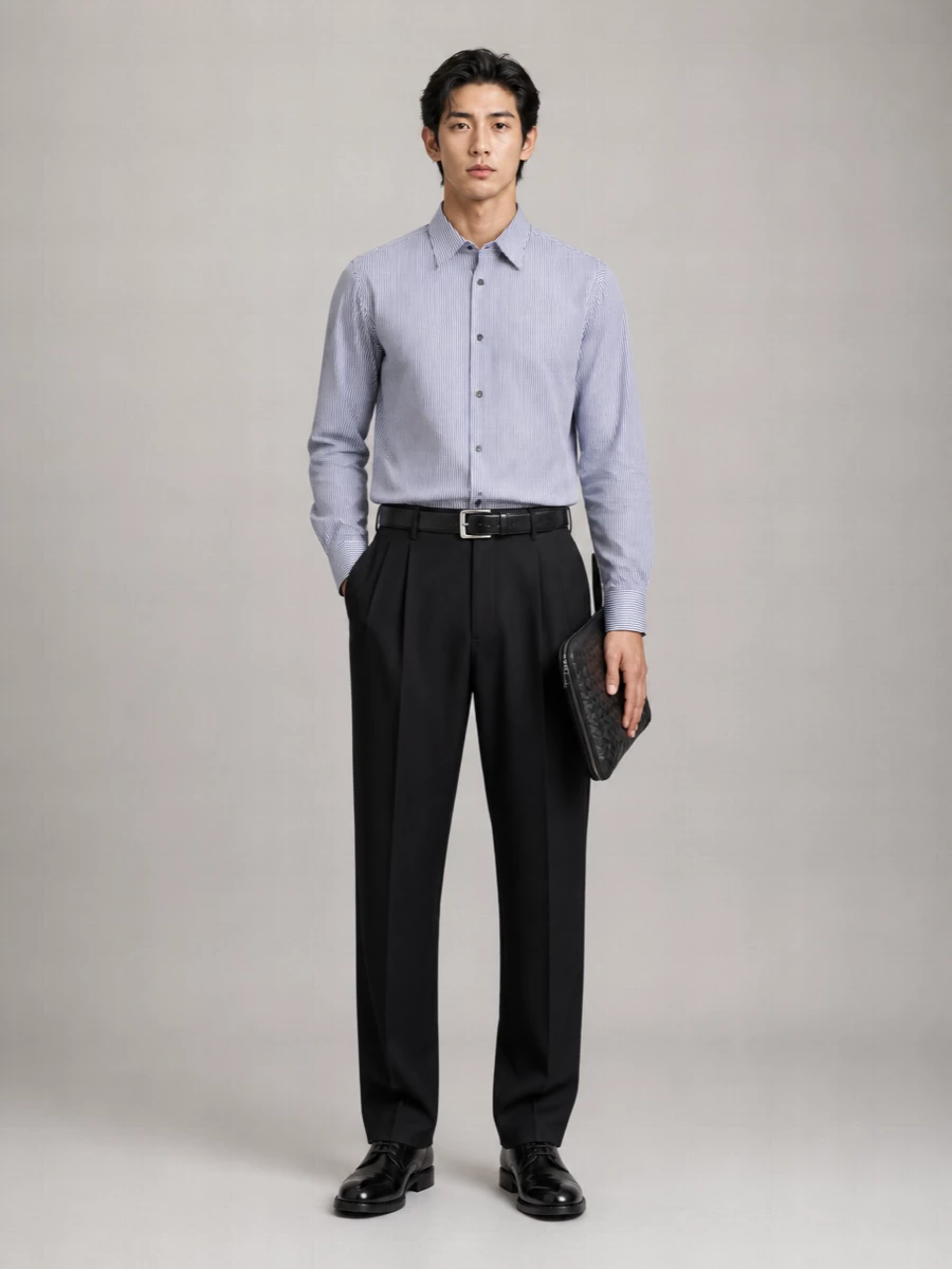 Dries Van Noten Striped Cotton Shirt