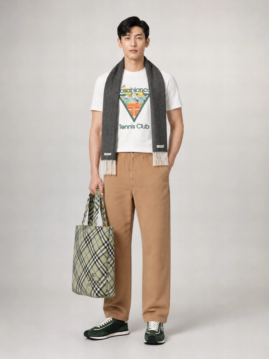 Casablanca Cotton Printed Short-Sleeve T-Shirt